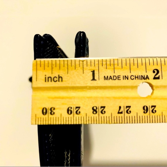 Coach | Card Case | Coach Signature Print in Gray & Navy Mini Skinny - Picture 6 of 10